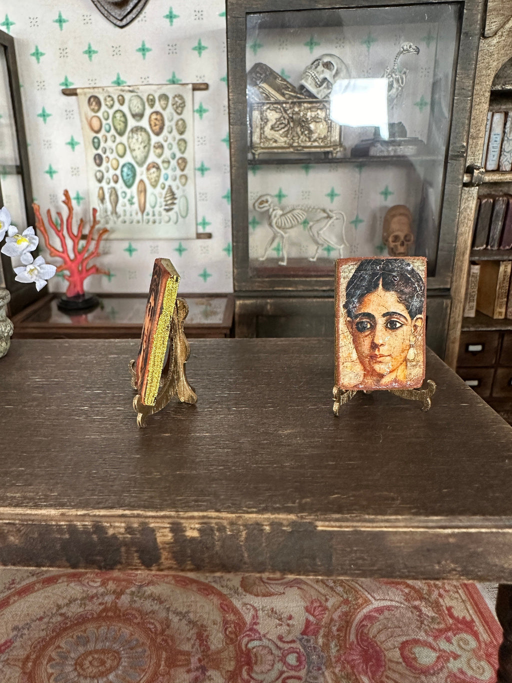 Ancient Roman-Era Egyptian Mummy Portraits – Miniature 1:12 Scale Set