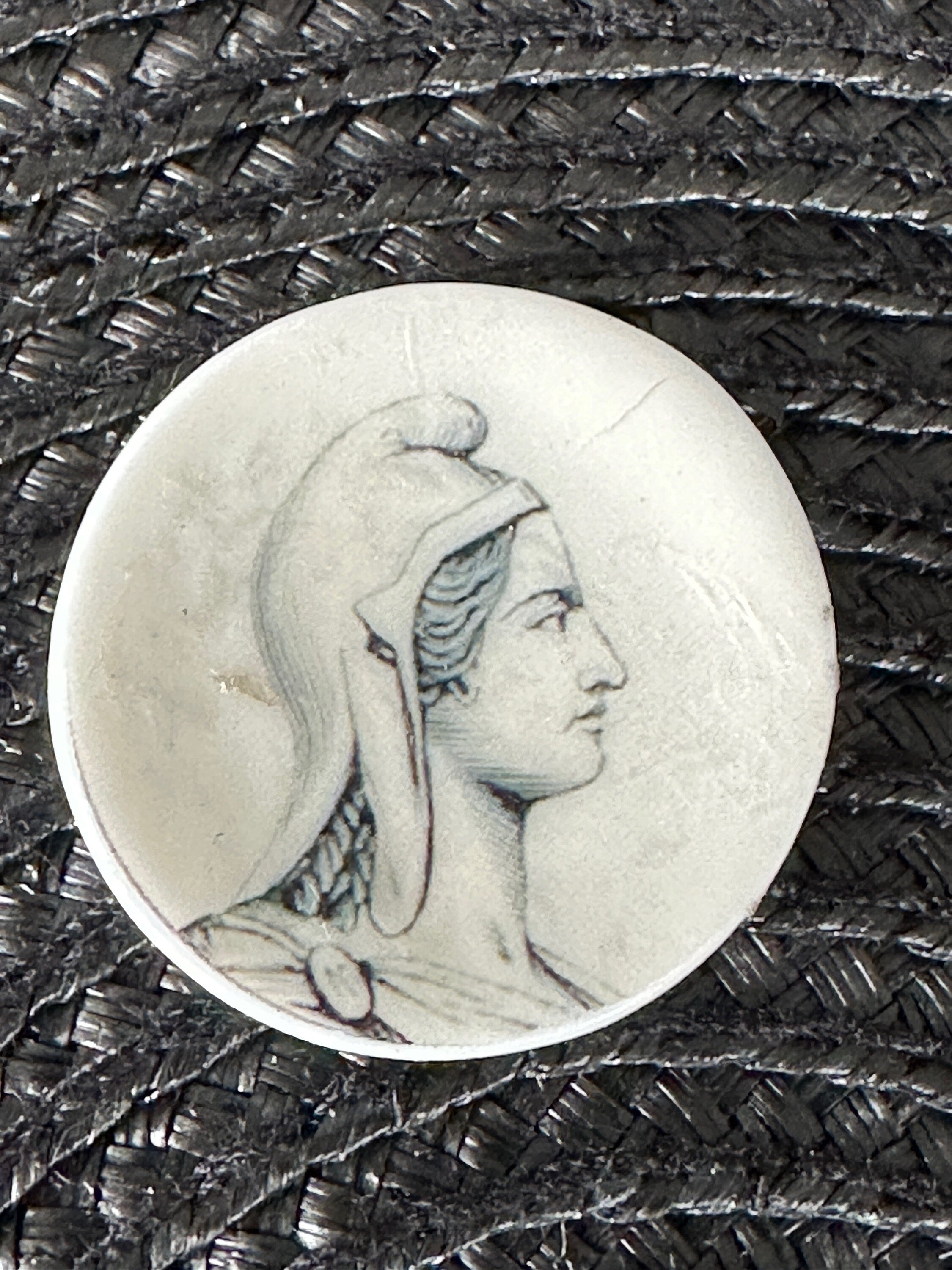 Ceramic Dollhouse 1:12 Scale Plates – French Republic & Empire Revolution