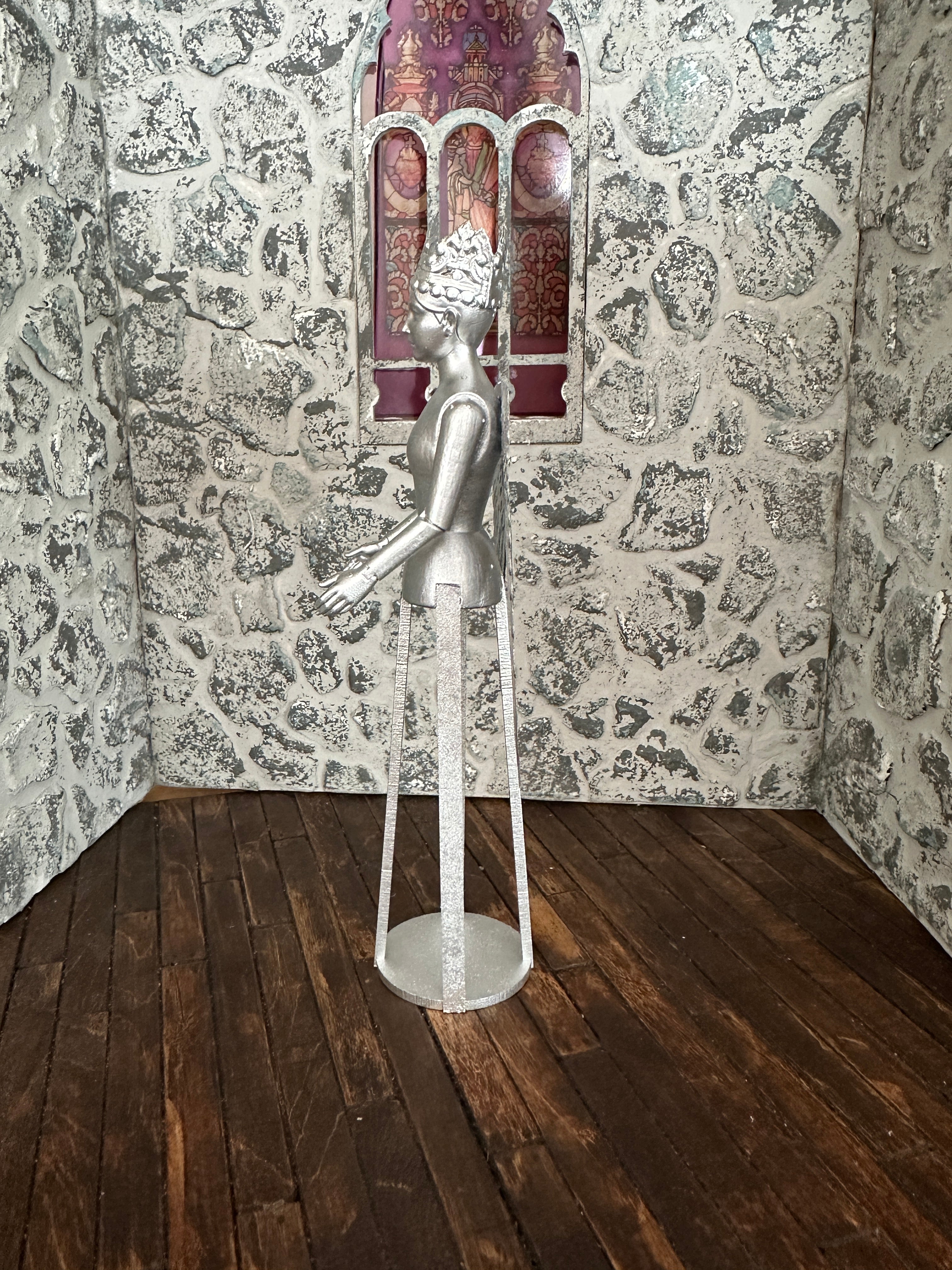 Dollshouse Miniature 1:12 scale Cage Doll Santos 18th Century Mannequin LARGE