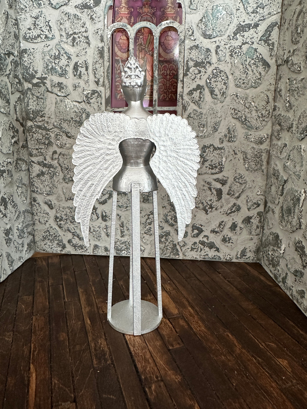 Dollshouse Miniature 1:12 scale Cage Doll Santos 18th Century Mannequin LARGE