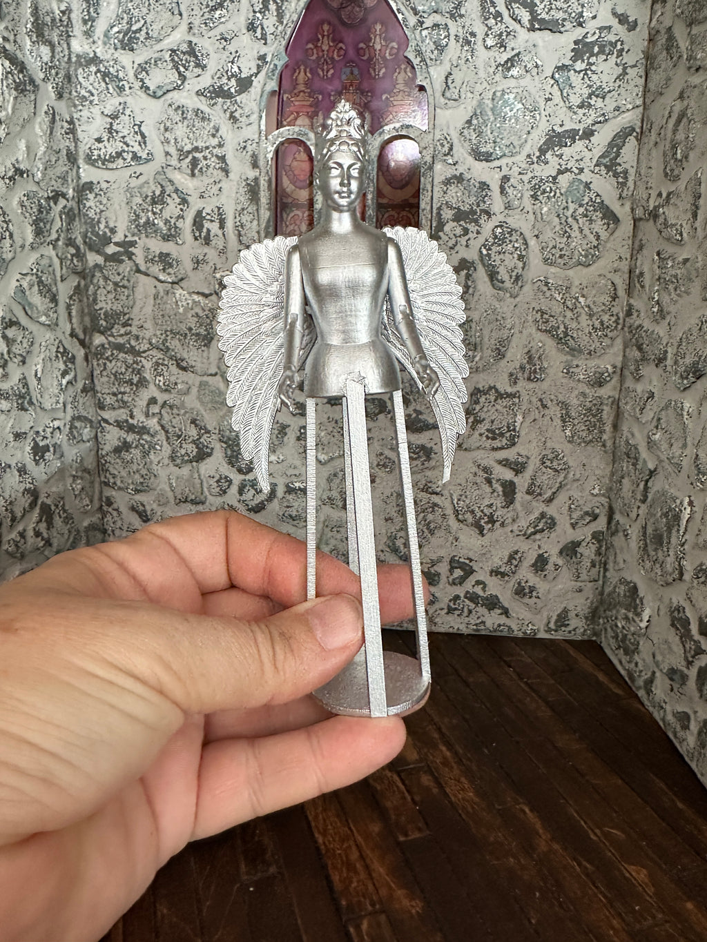 Dollshouse Miniature 1:12 scale Cage Doll Santos 18th Century Mannequin LARGE