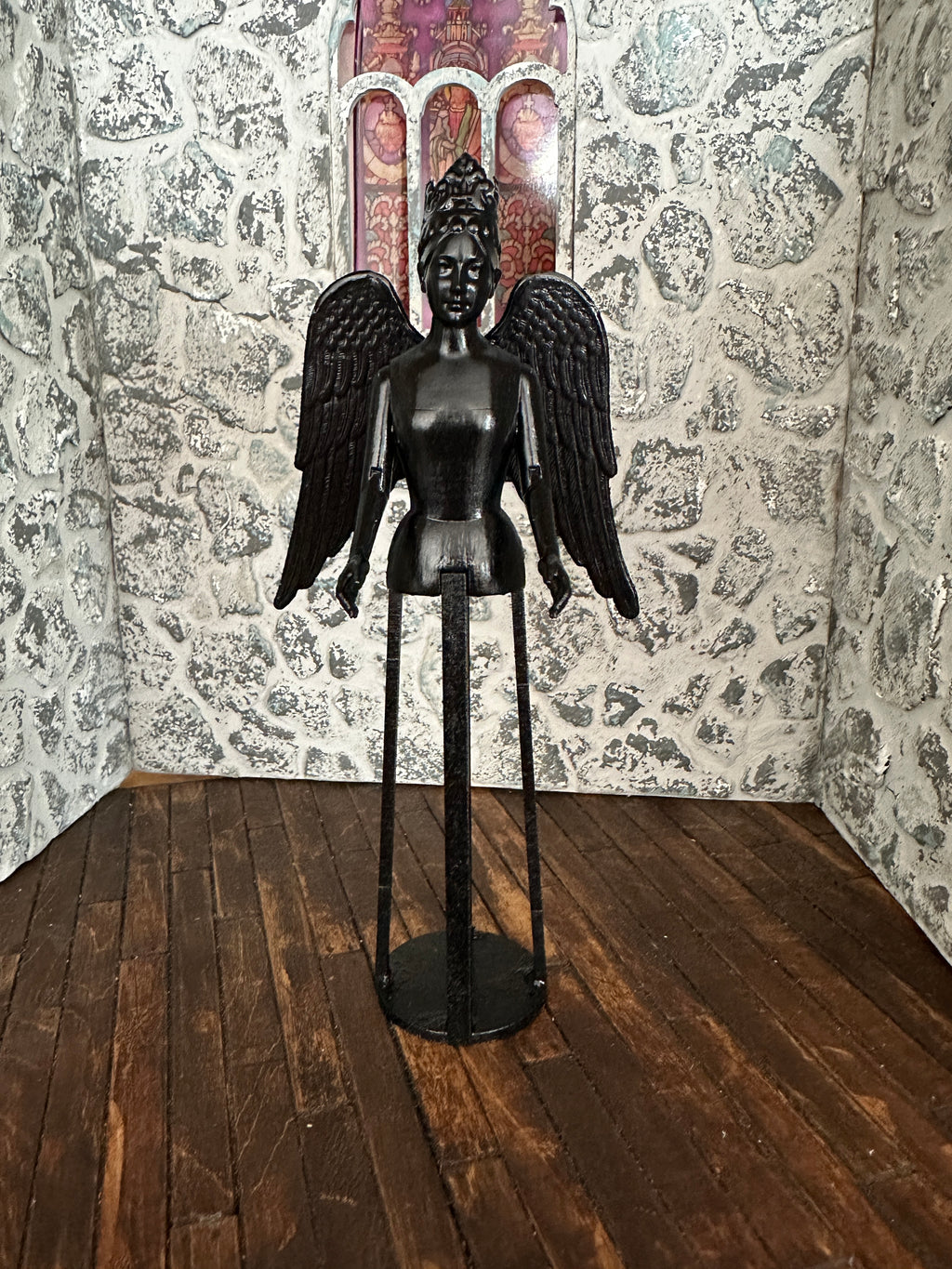 Dollshouse Miniature 1:12 scale Cage Doll Santos 18th Century Mannequin LARGE