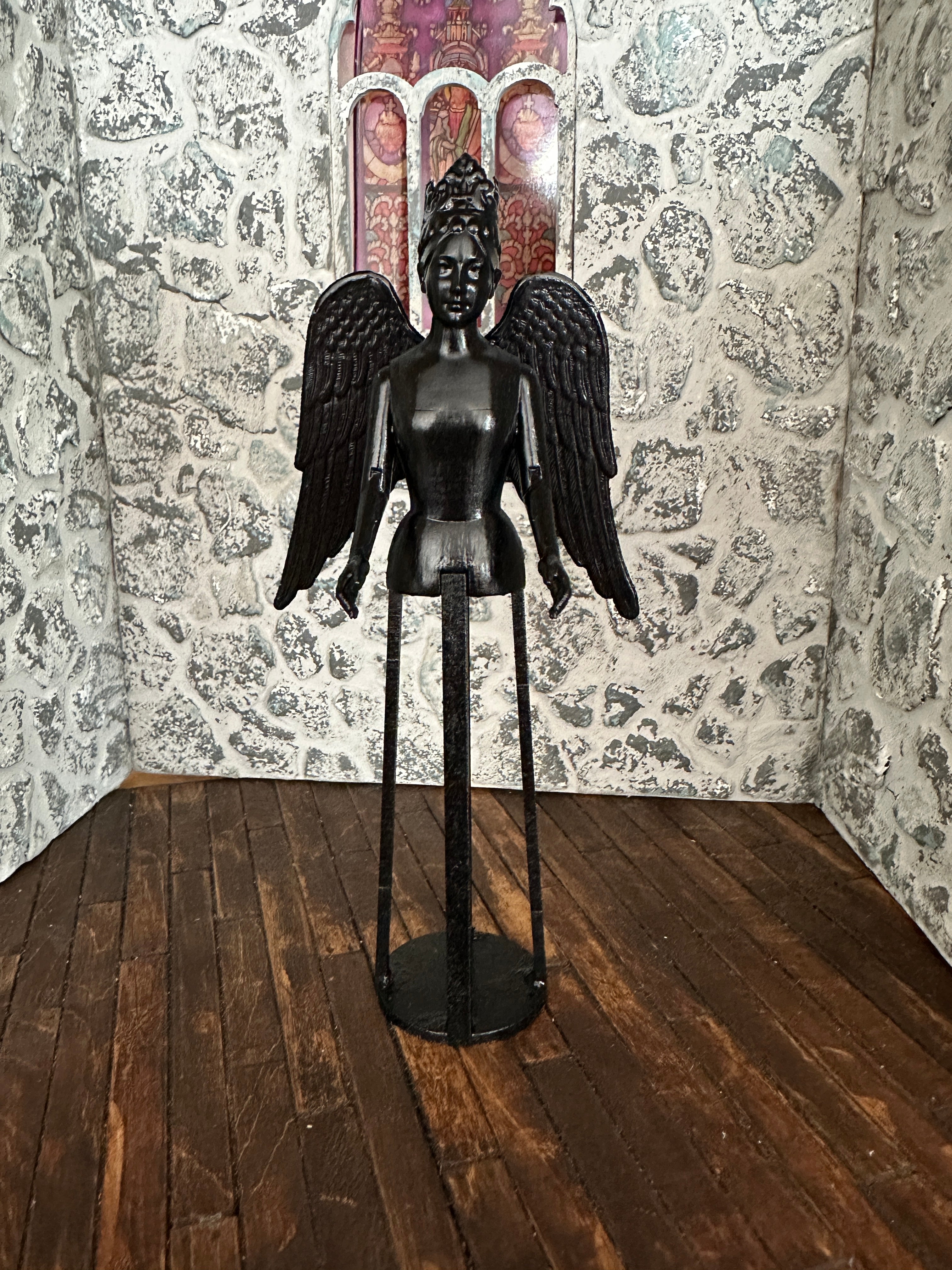 Dollshouse Miniature 1:12 scale Cage Doll Santos 18th Century Mannequin LARGE