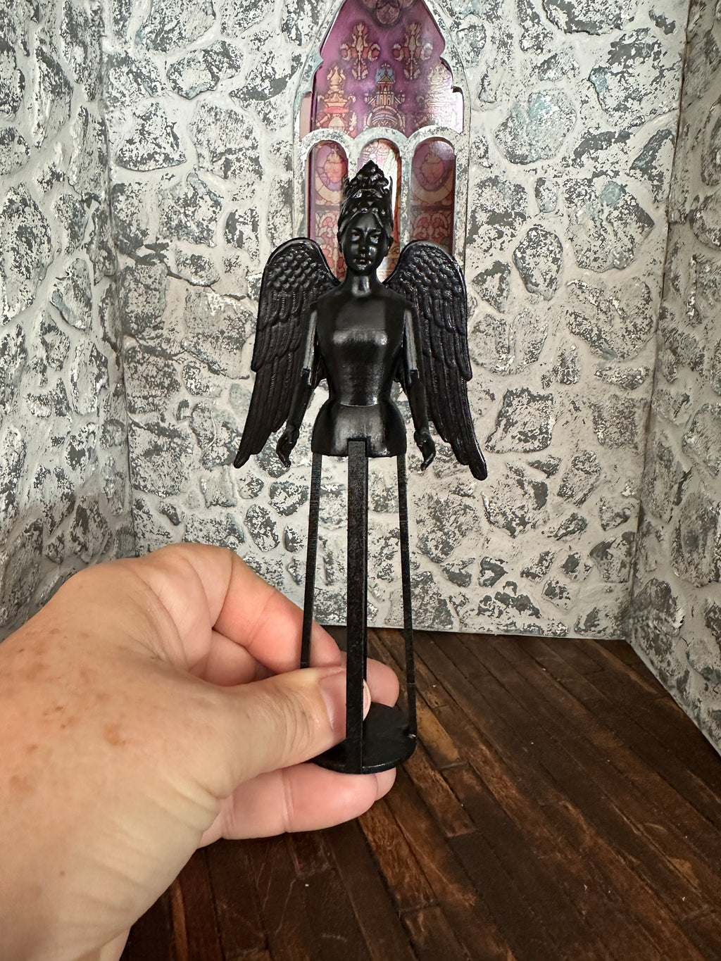 Dollshouse Miniature 1:12 scale Cage Doll Santos 18th Century Mannequin LARGE