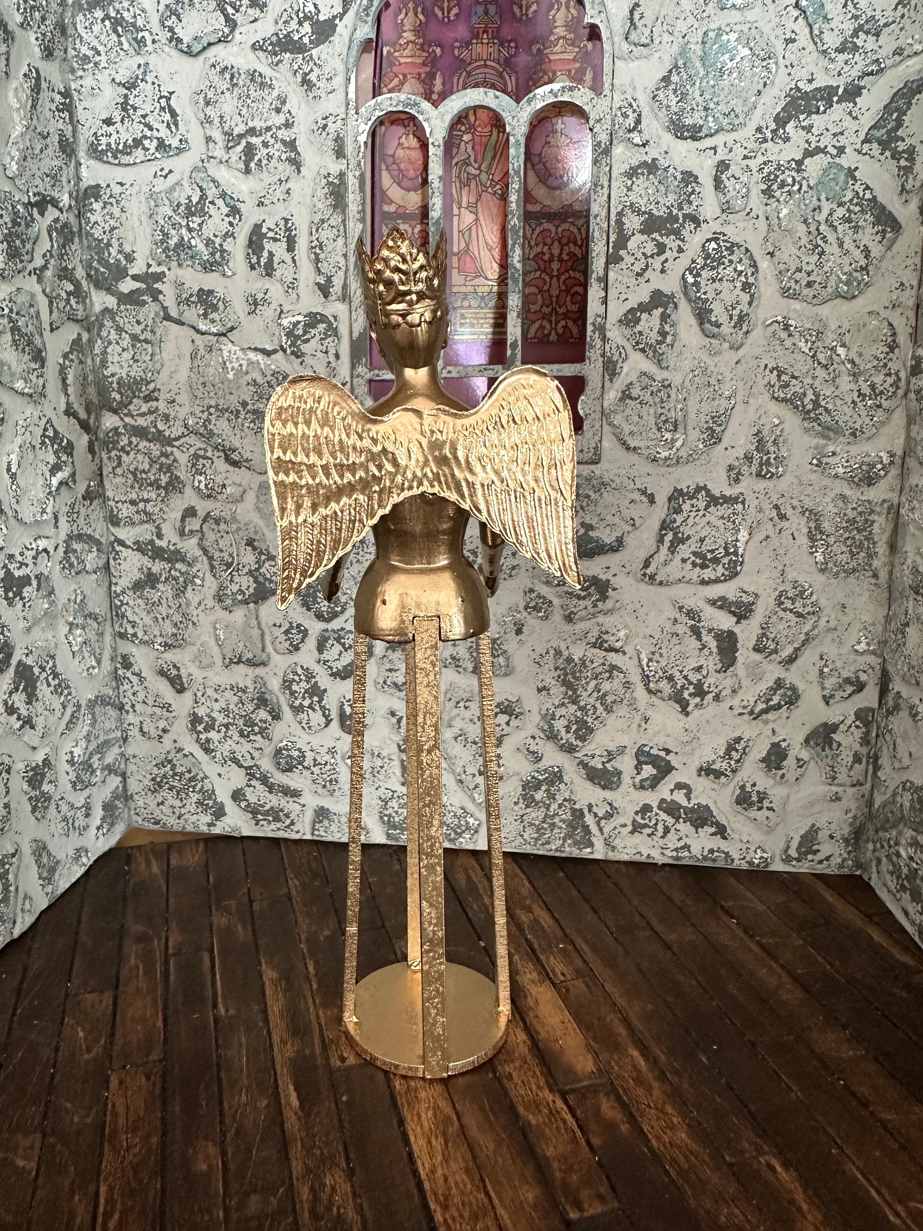 Dollshouse Miniature 1:12 scale Cage Doll Santos 18th Century Mannequin LARGE