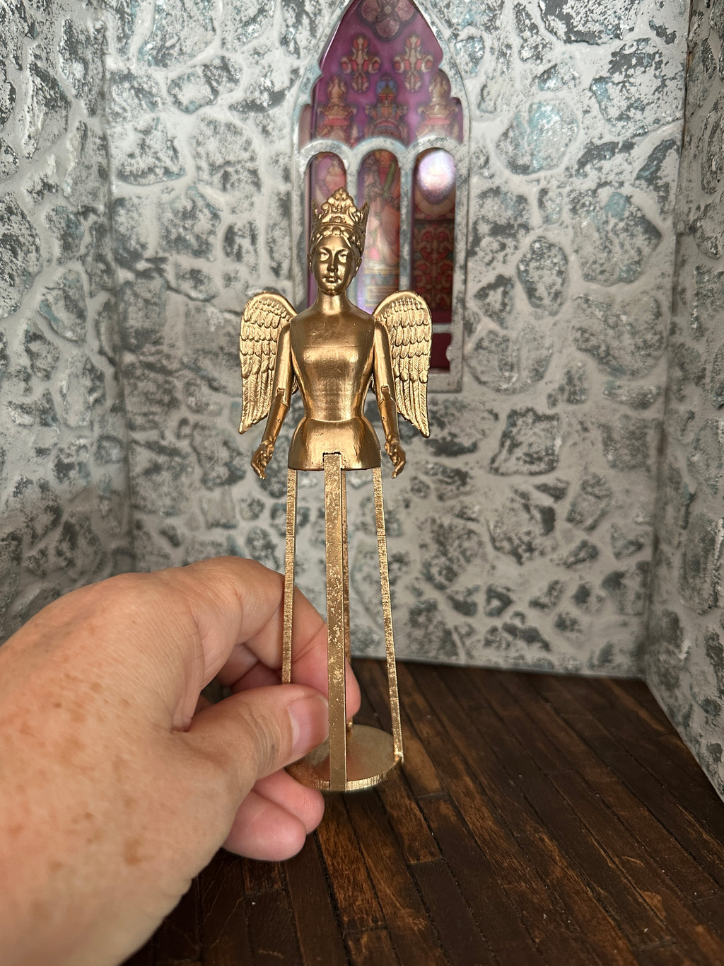 Dollshouse Miniature 1:12 scale Cage Doll Santos 18th Century Mannequin LARGE