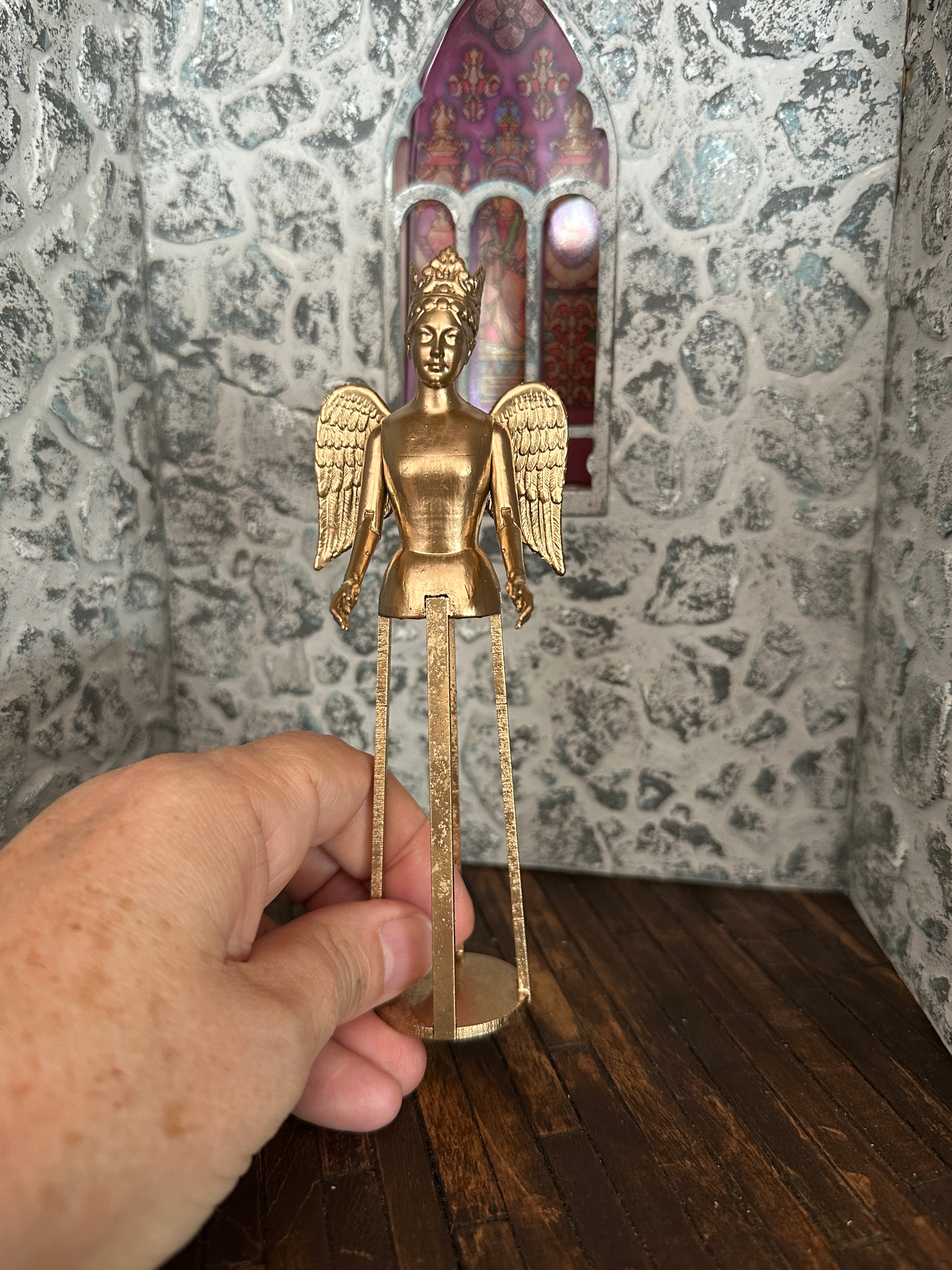 Dollshouse Miniature 1:12 scale Cage Doll Santos 18th Century Mannequin LARGE