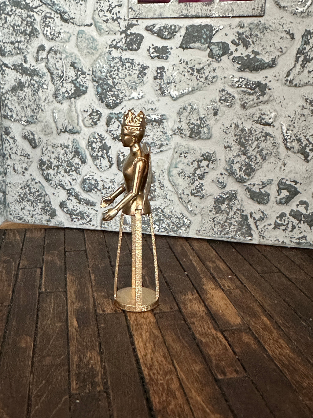 Dollshouse Miniature 1:12 scale Cage Doll Santos 18th Century Mannequin SMALL