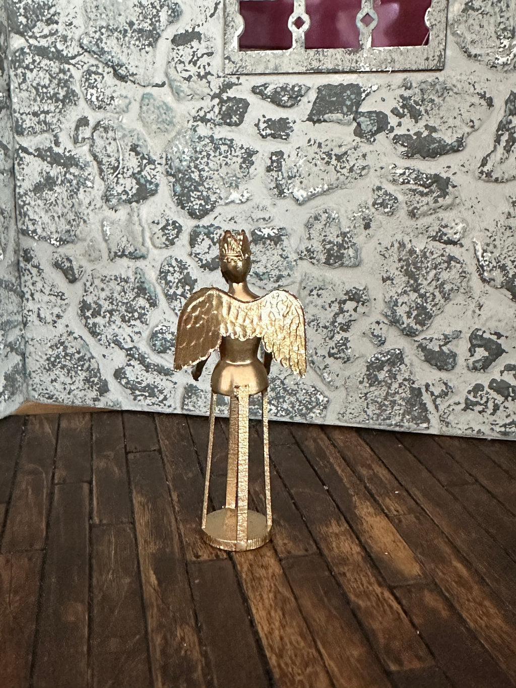 Dollshouse Miniature 1:12 scale Cage Doll Santos 18th Century Mannequin SMALL