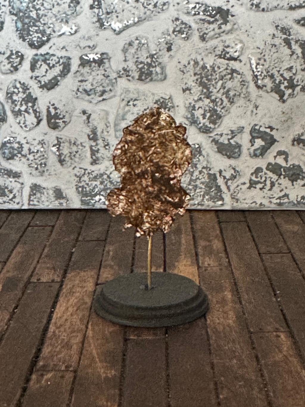 Handmade Miniature Green Man Statue – Aged Grungy Collector’s Ornament